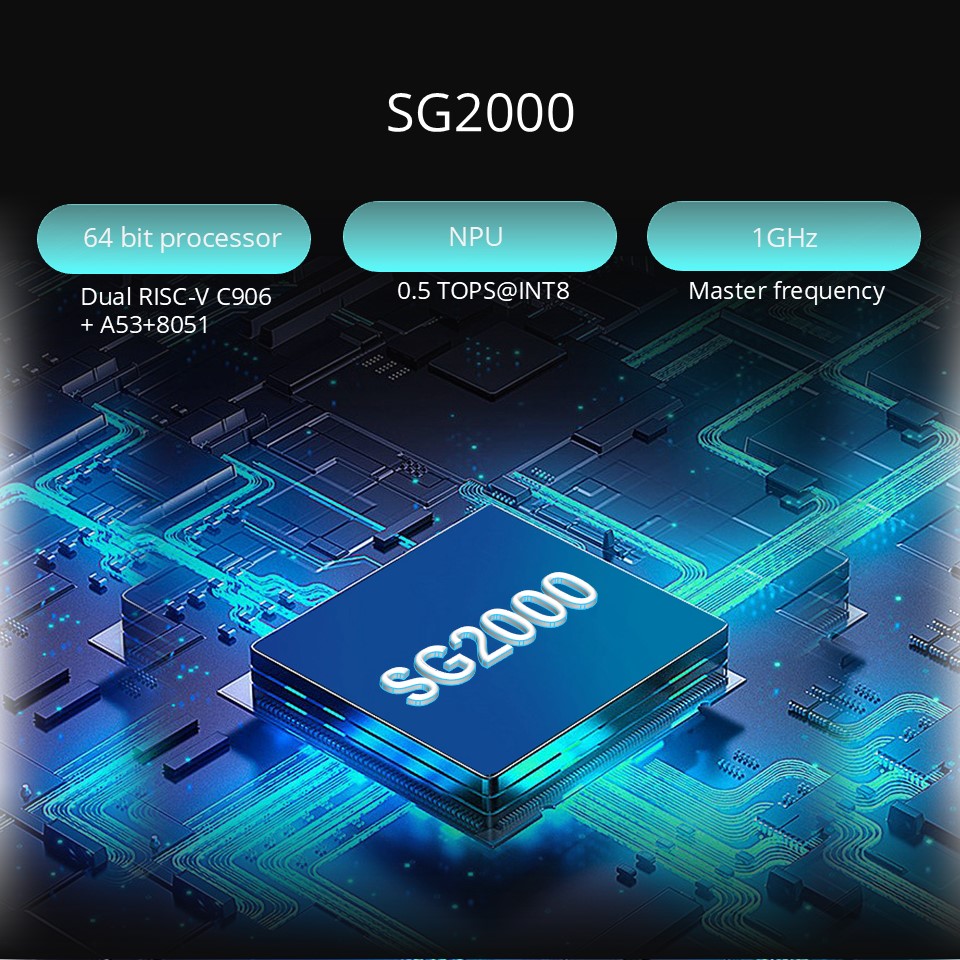 SG2000 Razvojna plošča, RISC-V C906 ARM, za Linux Learning